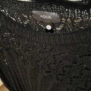 Aqua Black Lace Blouse